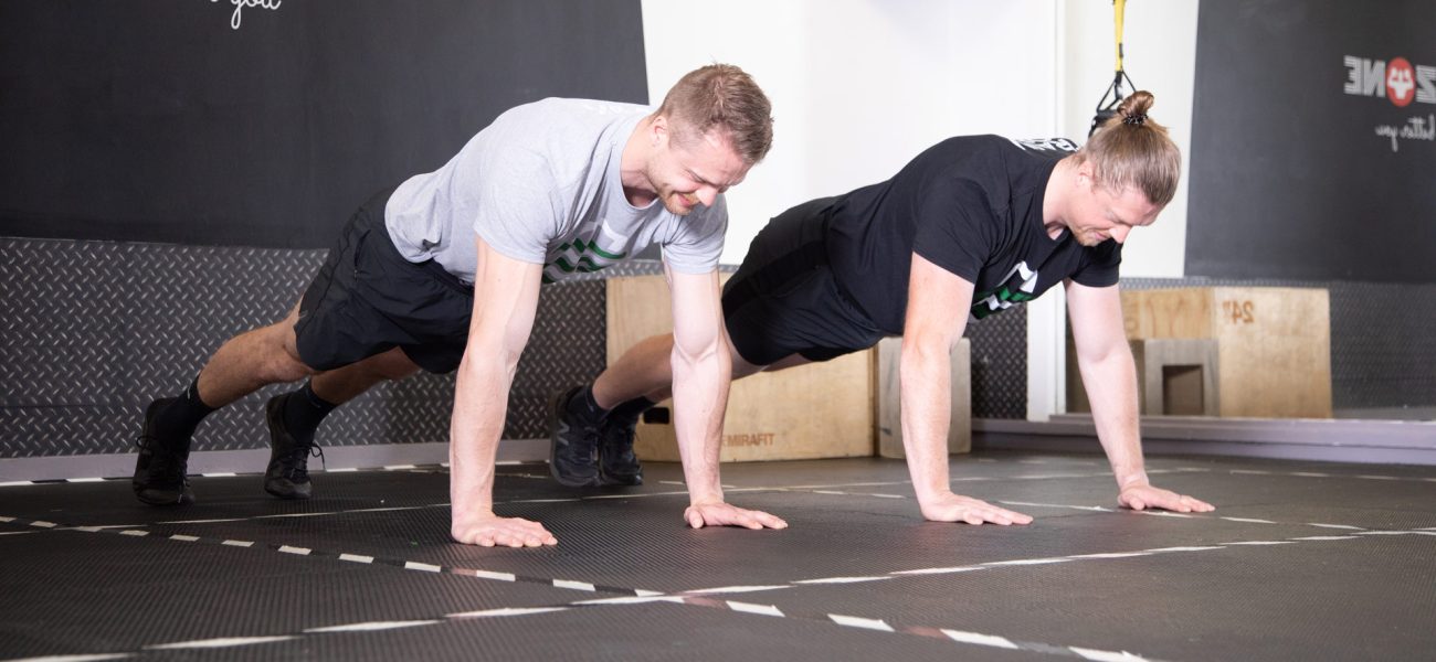 doing plank as part of relative strength tests